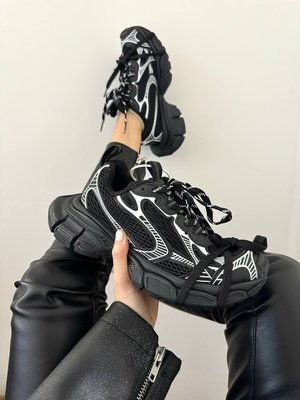 Жіночі кросівки Balenciaga 3ХL dirty Black White фото