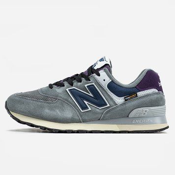 Чоловічі кросівки New Balance 574 Cordura Grey Blue Purple фото
