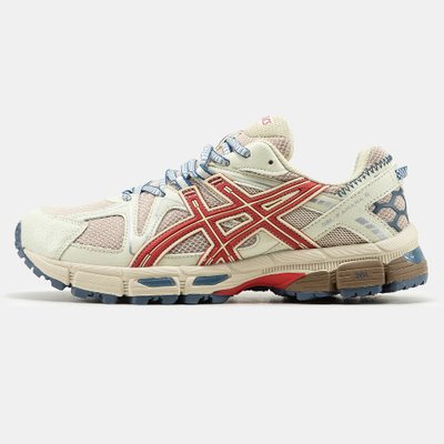 Чоловічі кросівки Asics Gel-Kahana 8 Marathon Running Beige Red Blue фото