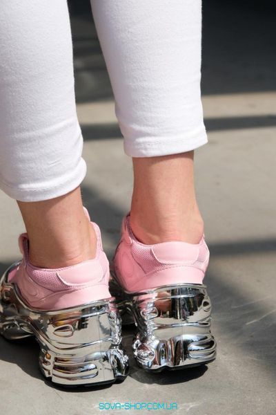 Жіночі кросівки Raf Simons Clear Pink Silver Metallic Adidas фото