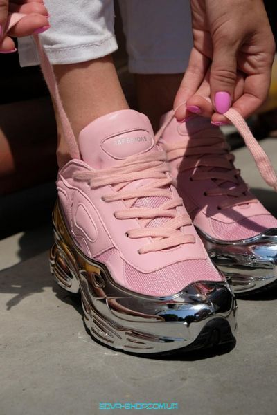 Жіночі кросівки Raf Simons Clear Pink Silver Metallic Adidas фото