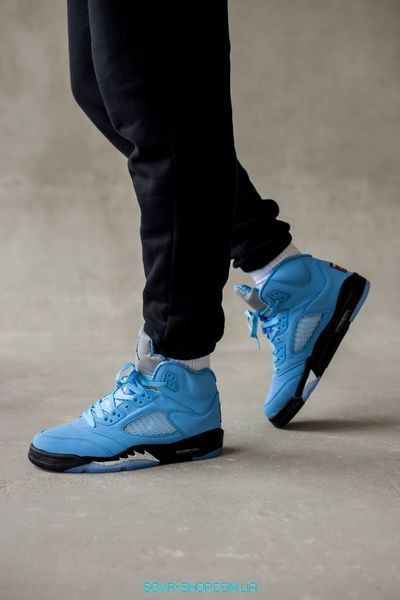 Мужские баскетбольные кроссовки Nike Air Jordan Retro 5 UNC фото