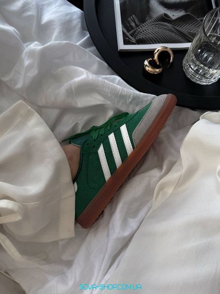 Чоловічі та жіночі кросівки Adidas Samba OG Court Green фото