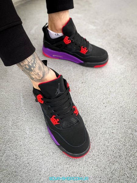 Чоловічі баскетбольні кросівки Nike Air Jordan 4 Retro Raptors/Drake Ovo фото