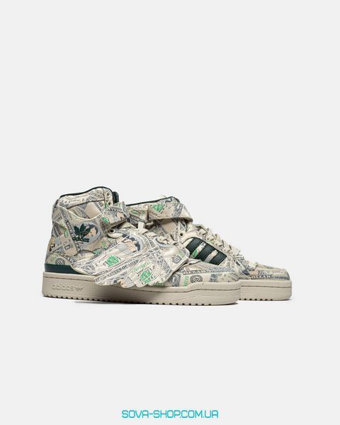 Чоловічі кросівки ADIDAS X JEREMY SCOTT FORUM WINGS 1.0 MONEY GREEN фото