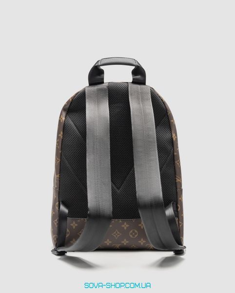 Мужской рюкзак Louis Vuitton Takeoff Backpack Monogram Macassar Canvas Brown Premium фото