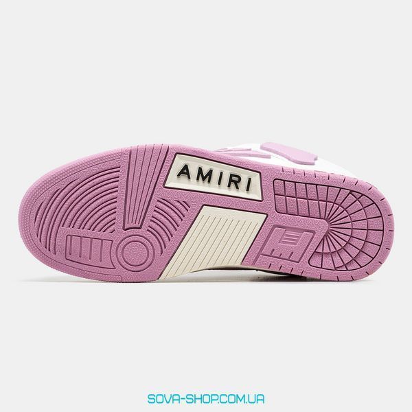 Жіночі кросівки Amiri Skeleton White Pink фото