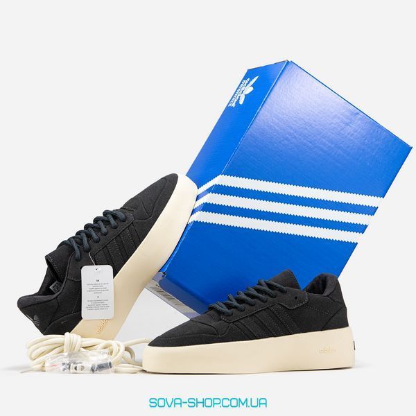 Чоловічі кросівки Adidas Forum Low 86 x Essential Fear of God Core Black фото