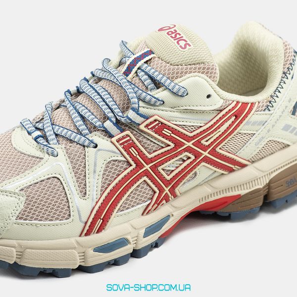 Мужские кроссовки Asics Gel-Kahana 8 Marathon Running Beige Red Blue фото