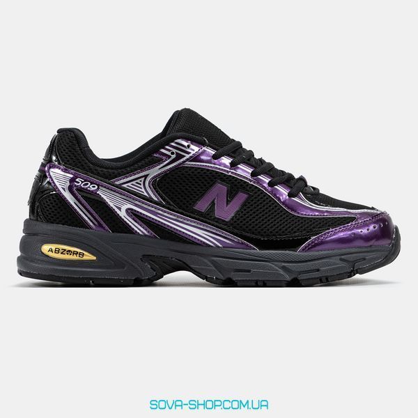 Чоловічі та жіночі кросівки New Balance 509 Black Silver Purple фото