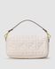 Жіноча сумка Fendi Baguette Cream Leather Bag Premium re-11487 фото 3