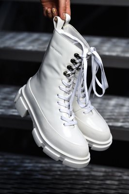 Зимові жіночі ботинки ботинки ТЕРМО Both x Lost General Dark White фото