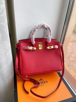 Жіноча сумка Hermes Birkin 30 Red Gold Premium фото