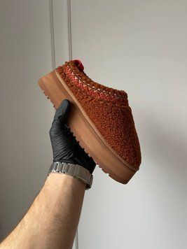 Жіночі зимові ботинки UGG Tazz Slipper Heritage Braid Hardwood 1143976-HWD PREMIUM фото