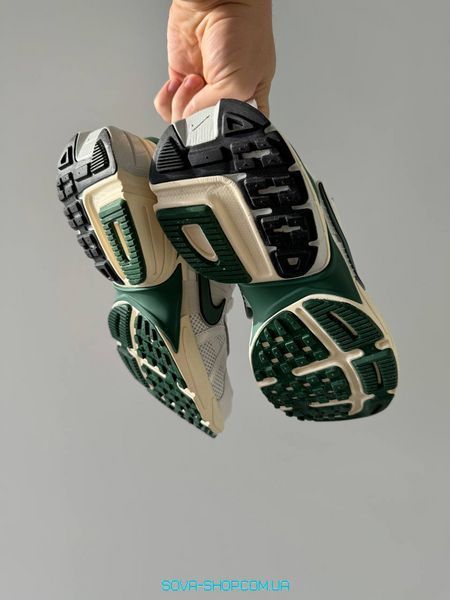 Чоловічі та жіночі кросівки Nike V2K Runtekk White Beige Green фото