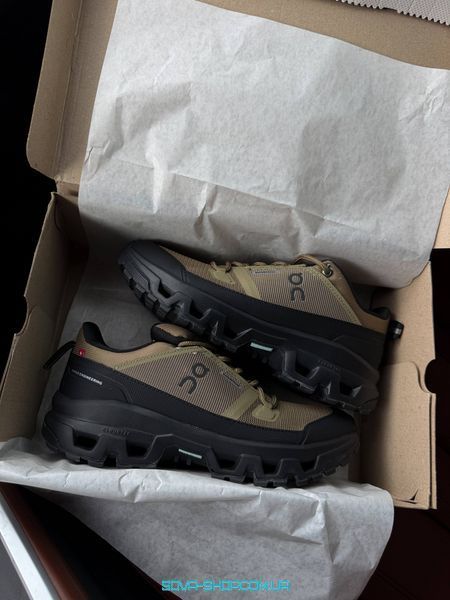Чоловічі кросівки ON Cloudrock Low Waterproof Olive фото