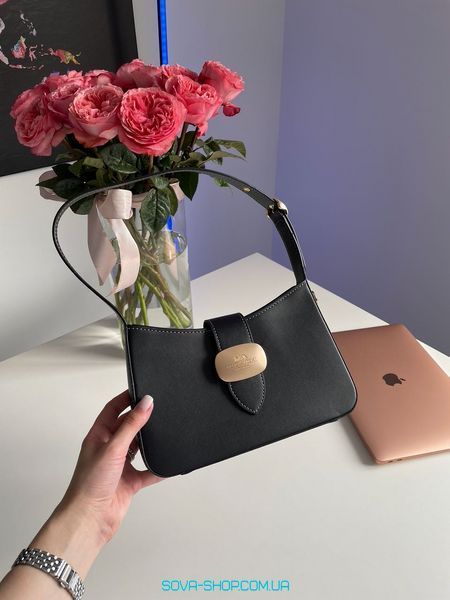 Жіноча сумка Coach Eliza Shoulder Bag In Black Premium фото
