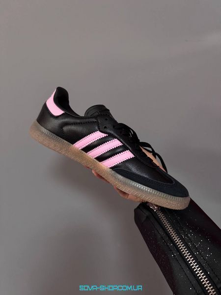 Жіночі кросівки Adidas Samba OG Messi x Inter Miami CF Black Pink фото