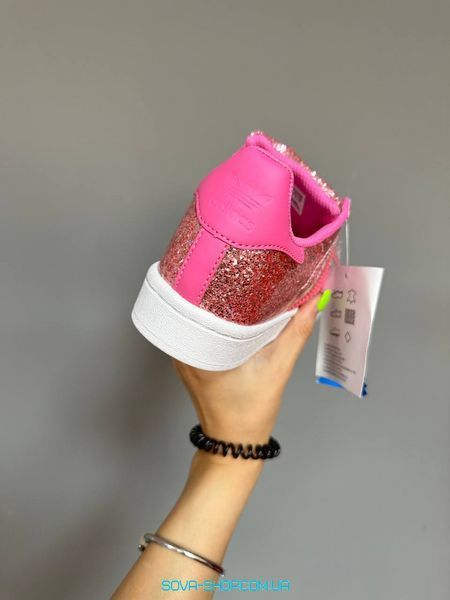 Жіночі кросівки Adidas Superstar &ldquo;BARBIE PINK&rdquo; фото