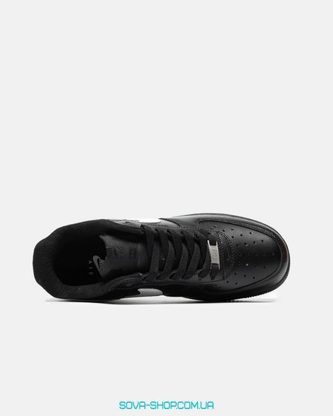 Чоловічі та жіночі кросівки Air Force 1 Low '07 Supreme "Black White" фото