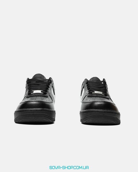 Чоловічі та жіночі кросівки Air Force 1 Low '07 Supreme "Black White" фото
