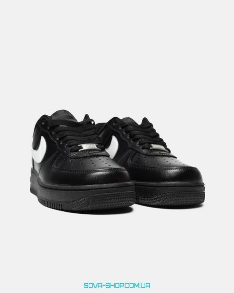 Чоловічі та жіночі кросівки Air Force 1 Low '07 Supreme "Black White" фото