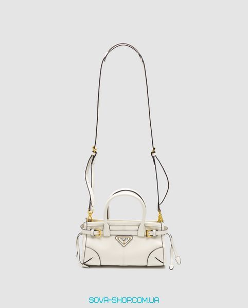 Женская сумка Prada Bonnie Mini Handbag Cream Premium фото