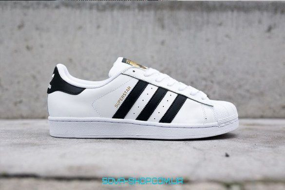 Женские кроссовки Superstar ll White/Black/Gold Women Adidas фото