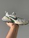 Чоловічі та жіночі кросівки Nike V2K Runtekk White Beige Green re-10436 фото 2