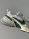 Чоловічі та жіночі кросівки Nike V2K Runtekk White Beige Green re-10436 фото 8