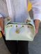 Жіноча сумка Chanel 25 Micro Handbag in Grained Calfskin in Mother of Pearl Premium re-129515 фото 2