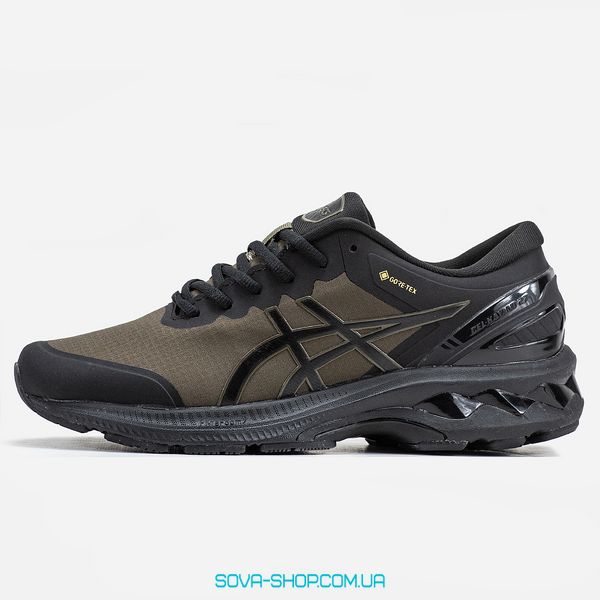 Мужские кроссовки Asics Gel-Kayano 27 Gore-Tex Brown Black фото