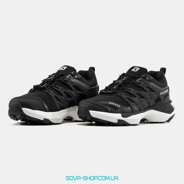 Чоловічі кросівки Salomon XT Pu.Re Gore-Tex Termo Black White фото