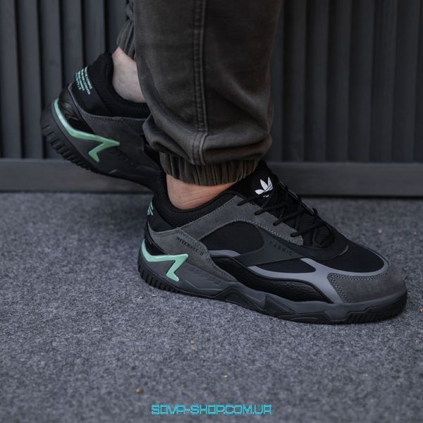 Мужские зимние кроссовки Adidas NiteBall Winter Grey Black фото