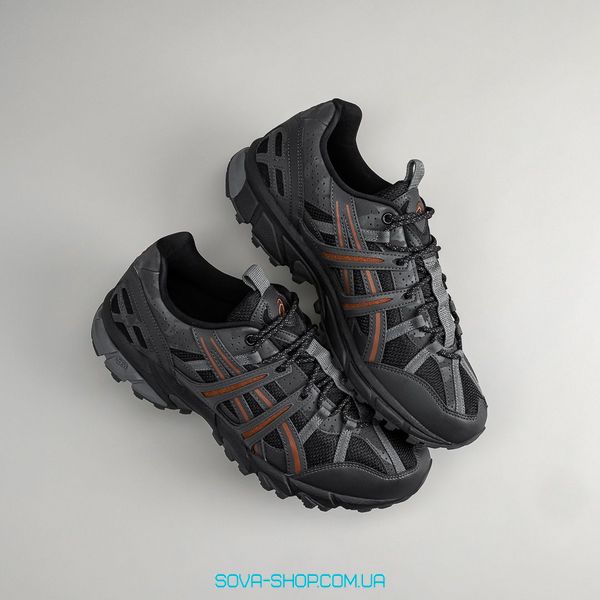 Оригинальные мужские кроссовки Asics 15-50 GEL-Sonoma Black Rusty Brown 1201B006-002 фото