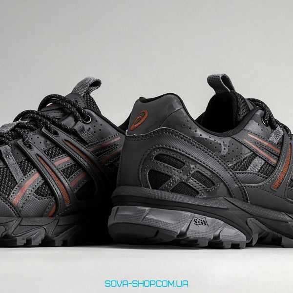 Оригінальні чоловічі кросівки Asics 15-50 GEL-Sonoma Black Rusty Brown 1201B006-002 фото