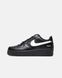 Чоловічі та жіночі кросівки Air Force 1 Low '07 Supreme "Black White" re-128114 фото 1
