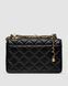 Жіноча сумка Chanel Calfskin Quilted Perfect Fit Wallet On Chain Black/Gold Premium re-127133 фото 3