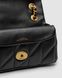 Жіноча сумка Coach Tabby Shoulder Bag 20 With Quilting Black/Gold Premium re-11574 фото 4