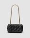 Жіноча сумка Coach Tabby Shoulder Bag 20 With Quilting Black/Gold Premium re-11574 фото 3