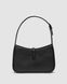 Женская сумка Yves Saint Laurent Hobo Le 5 A 7 Leather Shoulder Bag in Black/Black Premium re-11543 фото 3