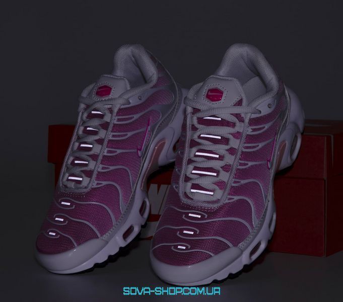 Женские кроссовки Nike Air Max Plus TN Pink White Gradient Reflective фото