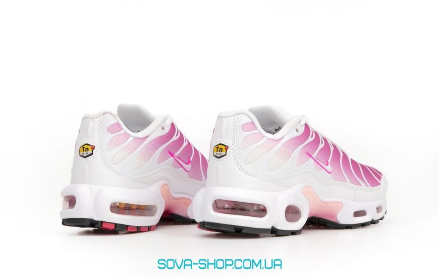 Женские кроссовки Nike Air Max Plus TN Pink White Gradient Reflective фото