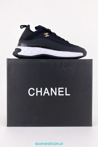 Кросівки жіночі Chanel Sneakers Black White фото