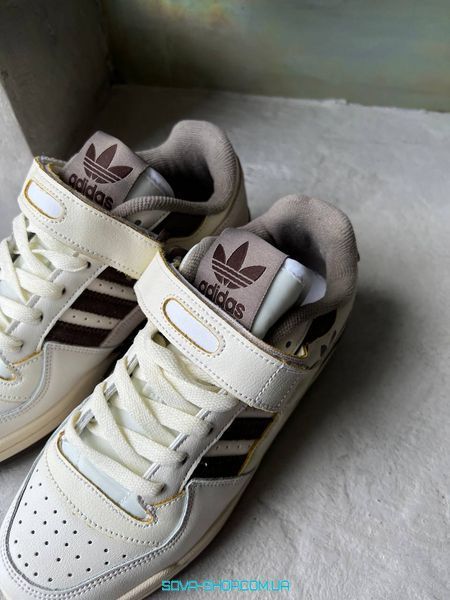 Мужские и женские кроссовки Adidas Forum 84 Low Brown фото