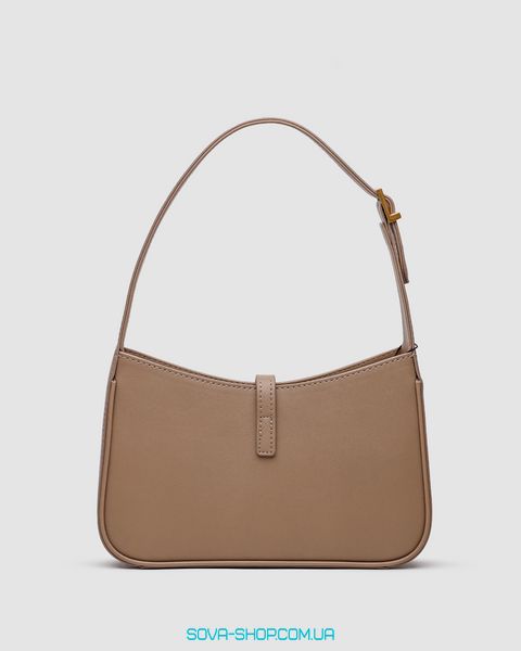 Женская сумка Yves Saint Laurent Hobo Le 5 A 7 Leather Shoulder Bag in Beige/Gold Premium фото