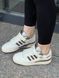 Мужские и женские кроссовки Adidas Forum 84 Low Brown re-9448 фото 14