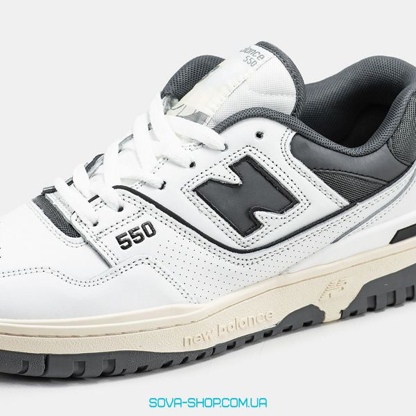 Мужские кроссовки New Balance 550 White Grey фото