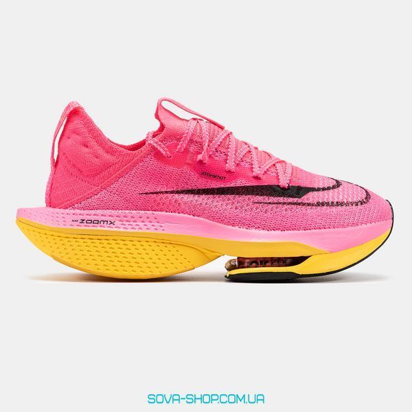 Жіночі та чоловічі кросівки Nike Air ZOOMX Alphafly 2 Pink DN3559-600 фото