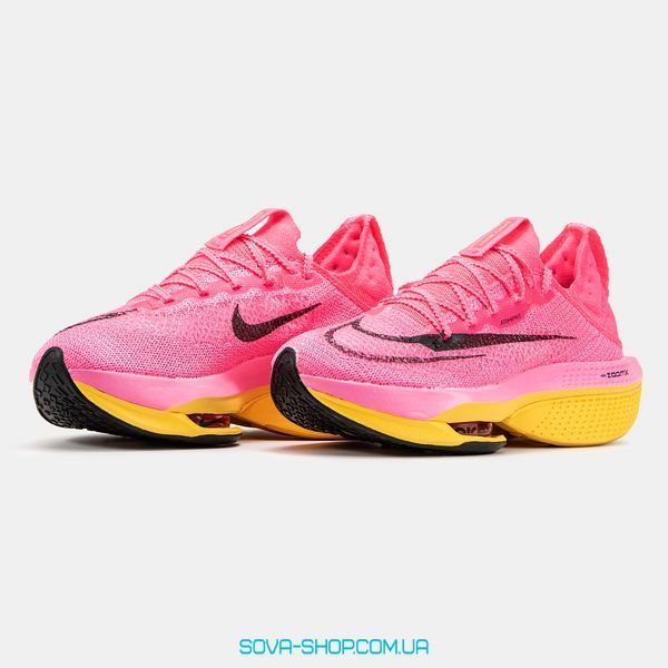 Жіночі та чоловічі кросівки Nike Air ZOOMX Alphafly 2 Pink DN3559-600 фото